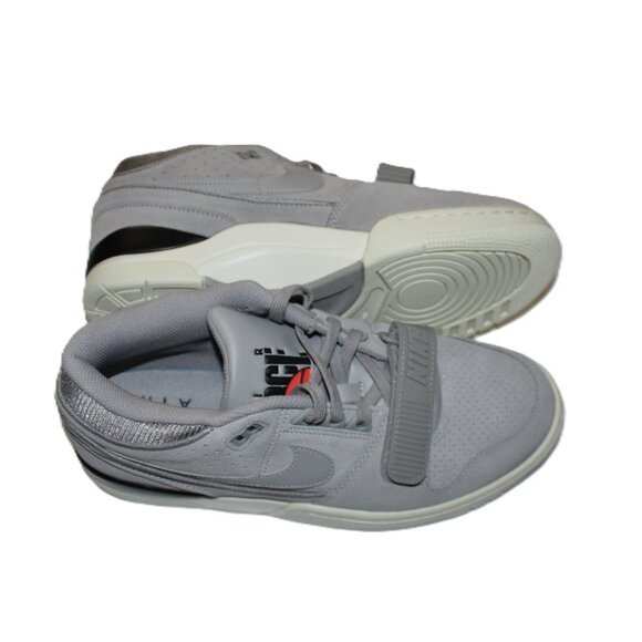 NIKE AIR FORCE MEN\'S MED GREY AAF88 LOW TOP SUEDE SNEAKERS US MEN 8.5/ WOMEN 10 main image 3